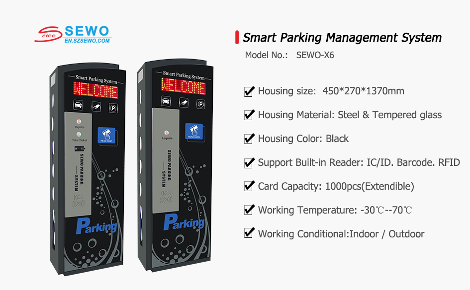 SEWO-X6 Smart Parking Management 